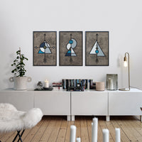 Woodart - Tiwaz Laguz Isaz (3 Parça Set)