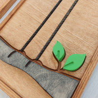 WoodArt - Tropica (Kabartma - Ceviz)