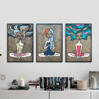 WoodArt - Boho Girls (3 Parça Set)