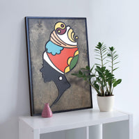 WoodAfrican - Afrika Kadınları - Himba Black Serisi