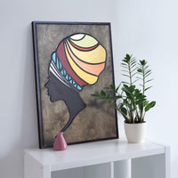 WoodAfrican - Afrika Kadınları - Himba Black Serisi