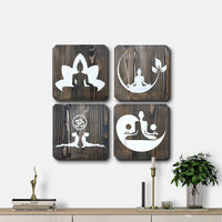 WoodColor - BlackYoga Set(4parça)