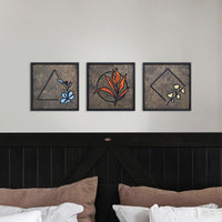 WoodArt - Flores (3 Parça)