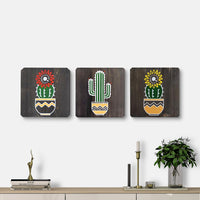 WoodColor - Kaktüs Seti II (3 Parça)