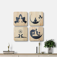 WoodColor - Yoga Set(4parça)