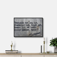 WoodMotto - Atatürk'ün Sözü